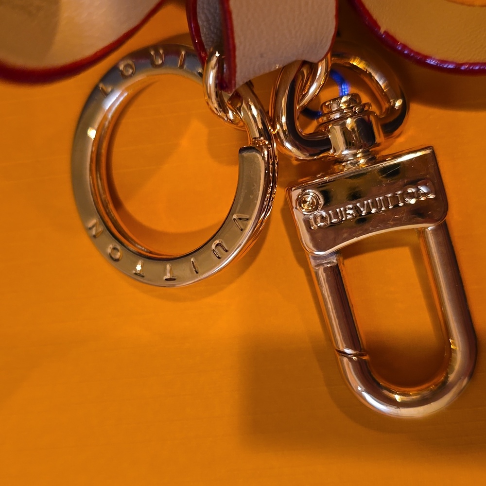 LV Mini Checkered Backpack Keychain/Bag Charm Pouch - Picture 4 of 10